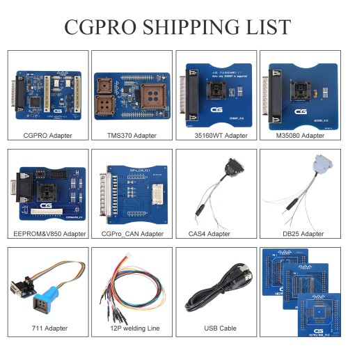 CG Pro 9S12 Super Programmer Full Version V2.3.0.0 with All Adapters Support 35160WT/ 35080/ 35128