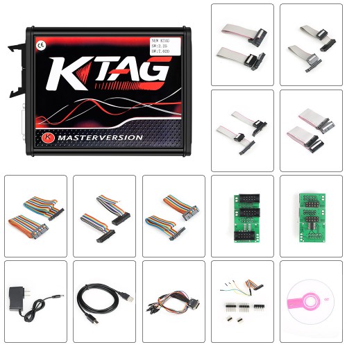 (Bundle Package) PCMTuner ECU Tool with Kess V2 5.017 Red PCB and Ktag 7.020 Red PCB