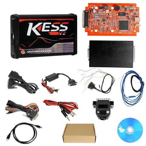 (Bundle Package) PCMTuner ECU Tool with Kess V2 5.017 Red PCB and Ktag 7.020 Red PCB