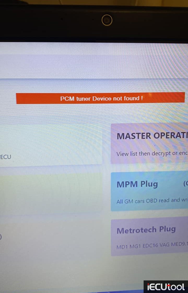 PCMTuner 'Device Not Found'