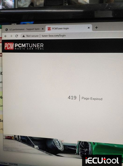 PCMTuner Login 419 Page Expired
