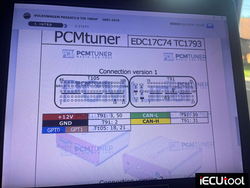 PCMTuner EDC17C74 Bench Pinouts 1