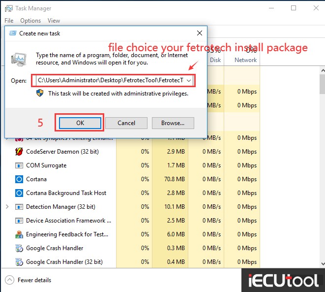Fetrotech Tool Problem with Windows Installer Package Solution 5