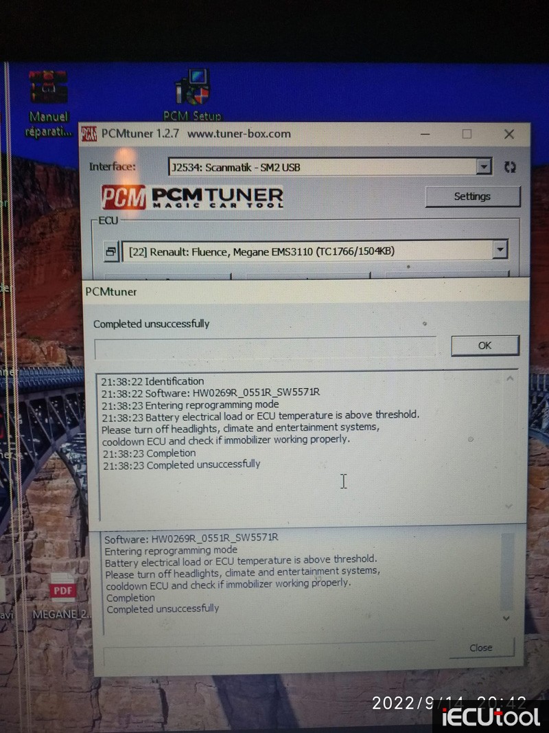 PCMTuner Failed to Read Renault EMS3110 Solution 1