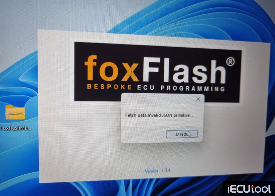 Foxflash “There is An Error in XML Document” Solution 1